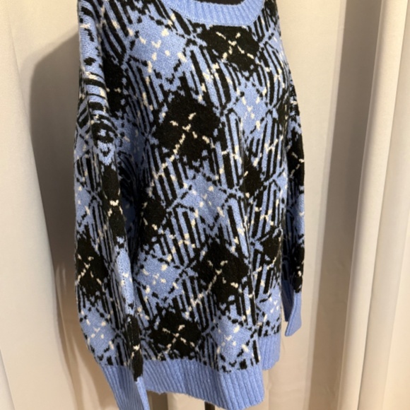 ⏰Lane Bryant Plaid Jacquard Sweater - Picture 3 of 6